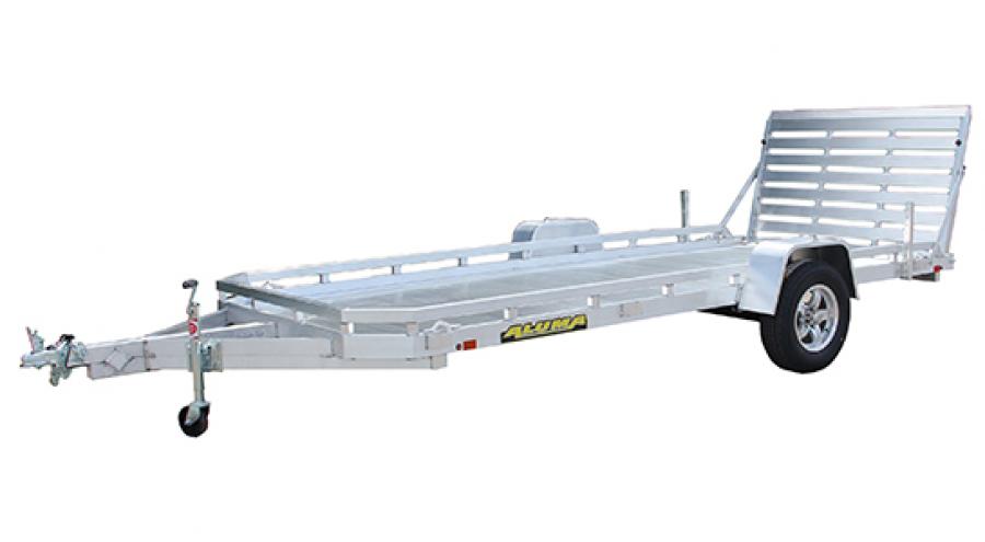 Aluma 7816 Aluma 77-1/2″ x 192″ Bed Utility Trailer, 2-3500# Axles image 0