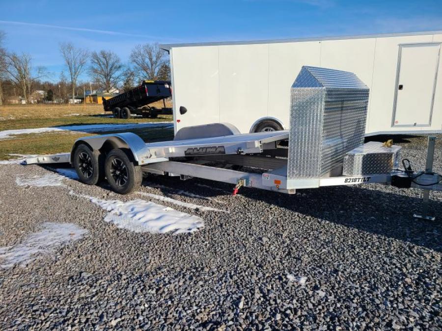 Aluma 8218 Aluma 82″  2-5000# AXLE Trailer, Tilt Bed image 0