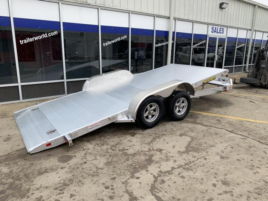 Aluma 8220 Aluma 82″ x 20 Tilt TA Utility Trailer, 5000# Axles image 0