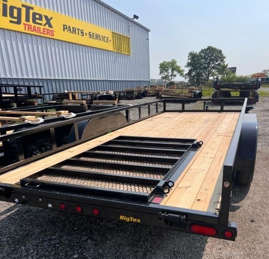 Big Tex 70PI 7K TAND UTILITY PI (7×20) GA ADJ COUP, 4RG, SPMT, BK image 2