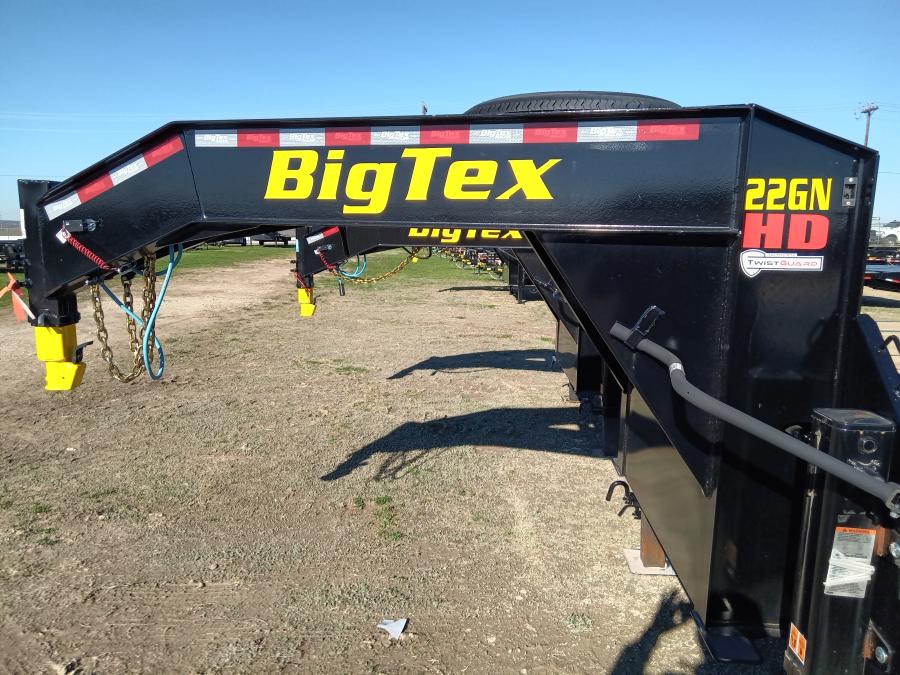 Big Tex 22GN 22,500#,TD,GN,102 x 30 +5 Lo Pro,DT,2-MegaRamps,Black image 2