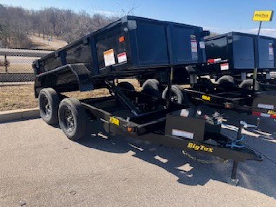 2023 Big Tex 70SR – Tandem Axle Single Ram Dump Trailer 60”x 10’ w/ rear double doors image 0