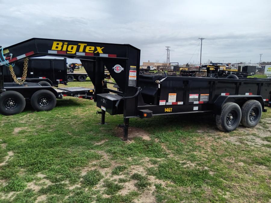 Big Tex 14GT 15.9K TAND GT DUMP 83″x14 6SIR, Black image 0