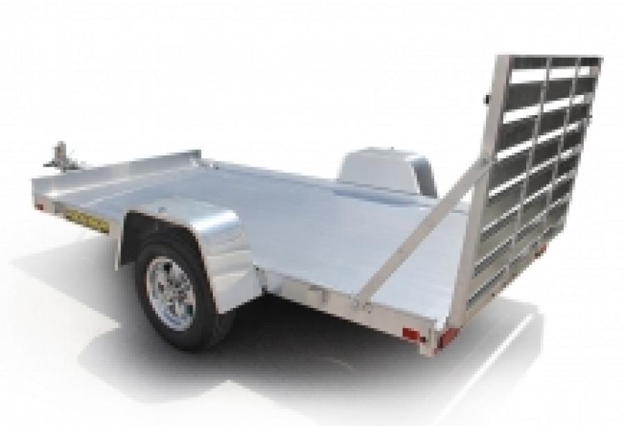Aluma 6310 ALUMA 63″ X 120″ SA UTILITY TRAILER, STRAIGHT TAILGATE image 0