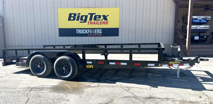 Big Tex 10PI 83″ x 16 Pro Series Tandem Axle Pipe Top Utility Trailer image 0