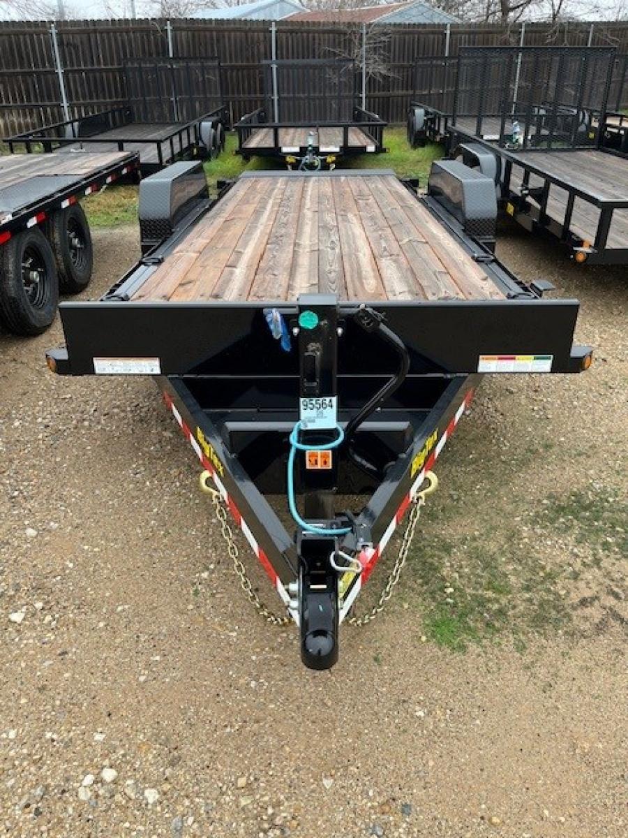 ***ON CLEARANCE*** Big Tex 14FT-20BK (83″W x 20’L, Tandem Axle Heavy Duty Full Tilt Bed Equipment Trailer with Spare Tire Mount) image 0