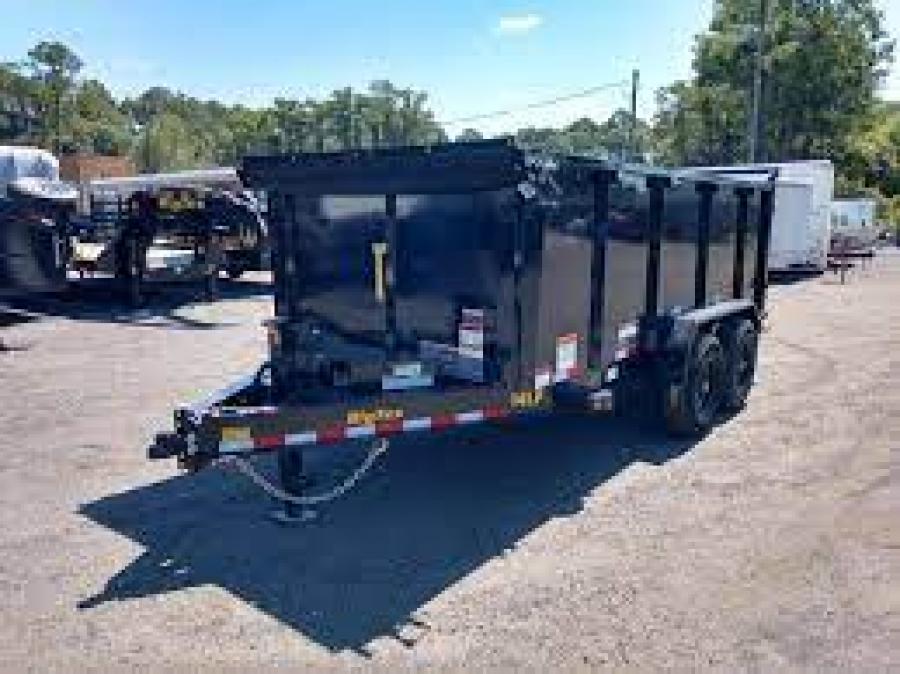 Big Tex 14LP 14K TAND LP DUMP 83″x14 6.5S 4 Sides, Black image 0