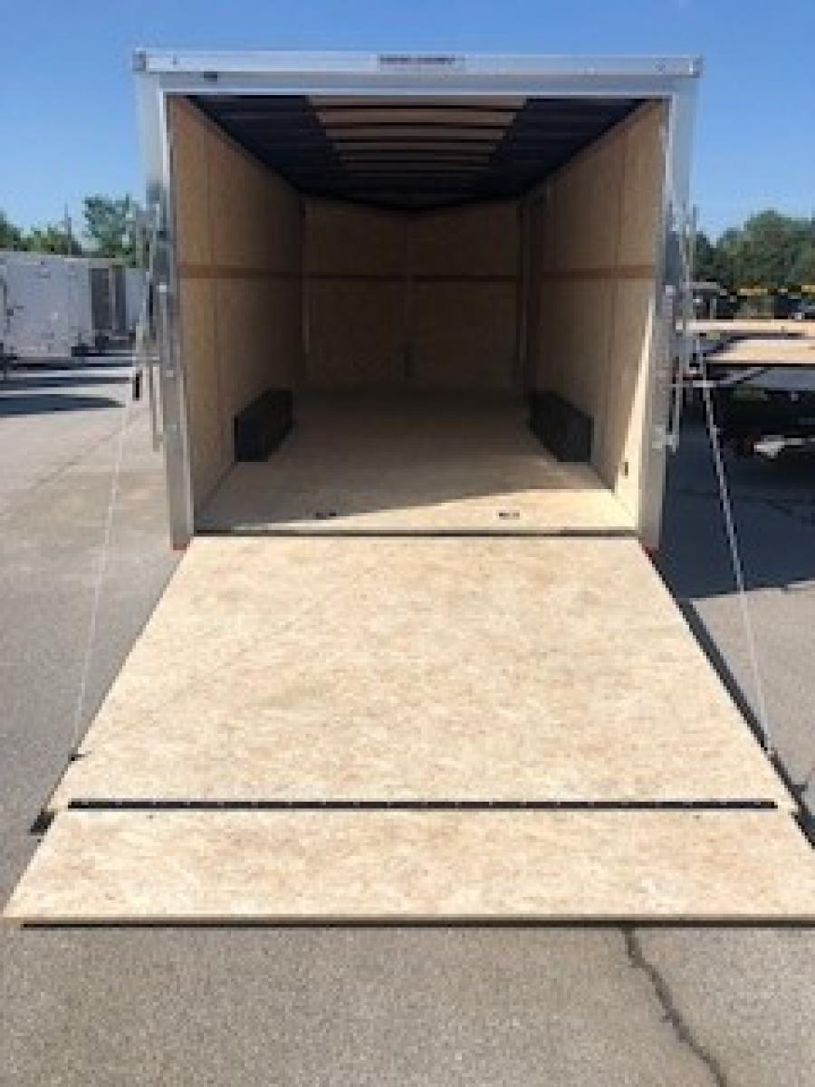 2023 RC Trailers 8.5×20 wedge enclosed trailer, 7′ interior height, ramp door, black – 9990 GVWR image 1