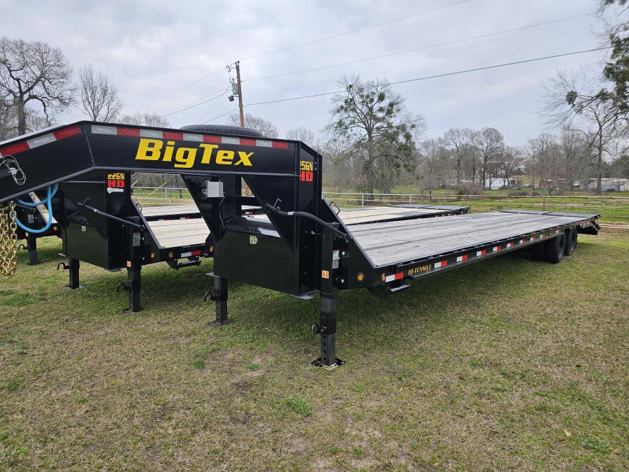 Big Tex 25GN, Gooseneck, 102" x 40', 25.9K, Dovetail, Mega Ramps