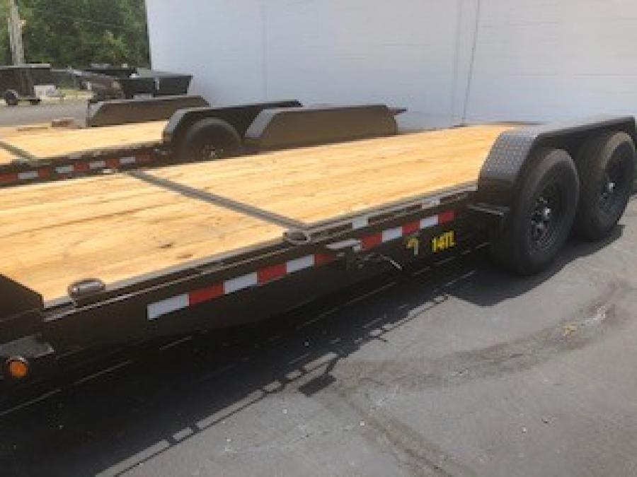 Big Tex 14TL 83″ x 20 (16 + 4) Heavy Duty Tilt Bed Trailer image 1