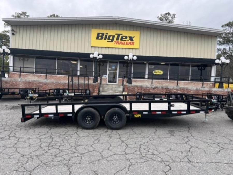 2024 Big Tex Pro Series Pipe Top Tandem Axle Utility Trailer 83”x 20’ w/ 4’ slide out ramps, spare tire mount, and dual brake axles. image 0