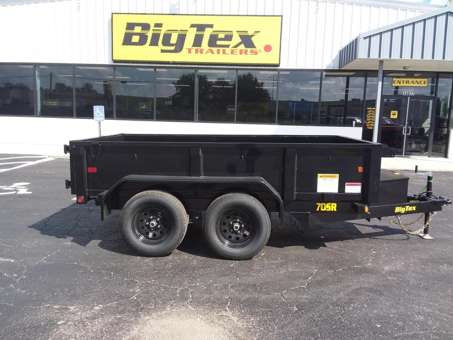 2024 Big Tex Tandem Axle Single Ram Dump Trailer 60”x 10’ w/ rear double doors. image 0