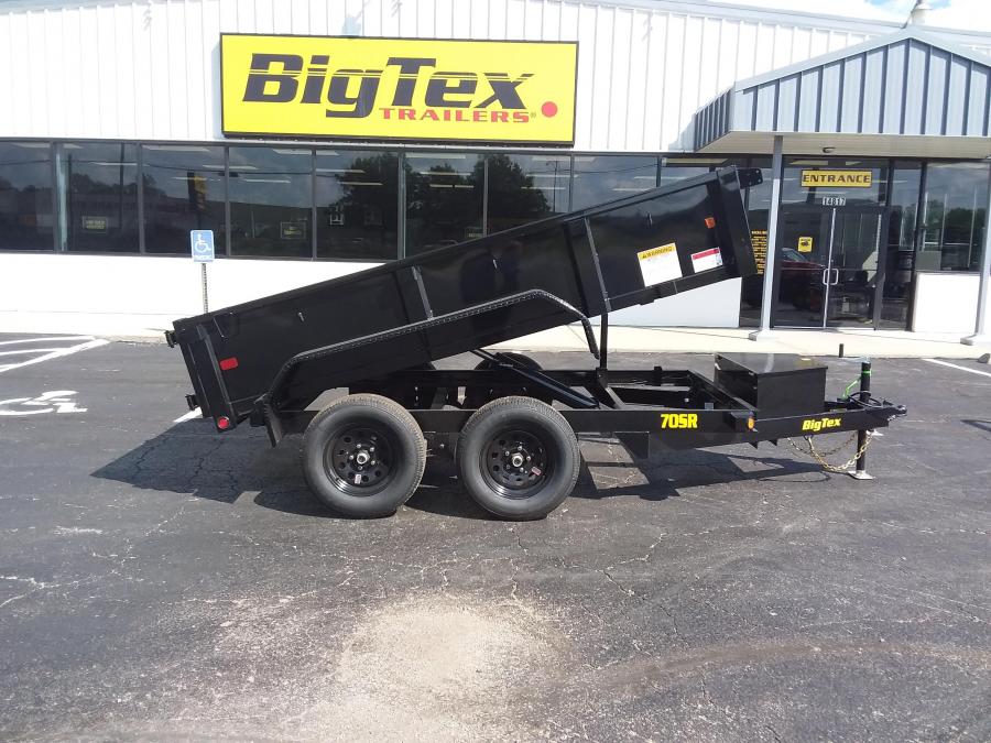 2024 Big Tex Tandem Axle Single Ram Dump Trailer 60”x 10’ w/ rear double doors. image 1