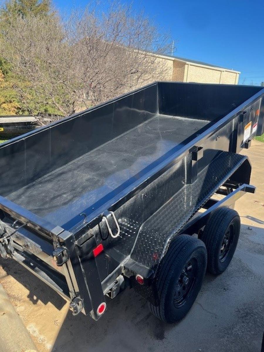 ***ON CLEARANCE*** Big Tex 70SR-10-5WDD (60″W x 10’L, Tandem Axle Single Ram Dump, Single Cylinder Lift, Power Up/Power Down, Stake Pocket for Bolt-on Spare Tire Mount, Tarp Not Included) image 2
