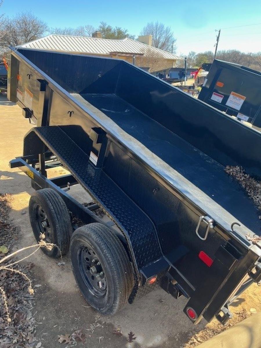 ***ON CLEARANCE*** Big Tex 70SR-10-5WDD (60″W x 10’L, Tandem Axle Single Ram Dump, Single Cylinder Lift, Power Up/Power Down, Stake Pocket for Bolt-on Spare Tire Mount, Tarp Not Included) image 4