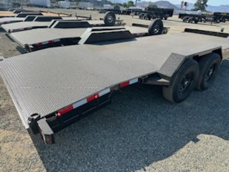 CH57 7X20 10K CHANNEL CAR HAULER DOVETAIL BY IRON PANTHER image 1
