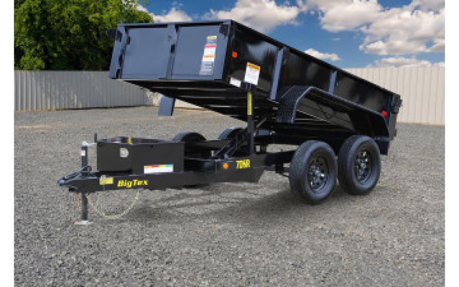 2024 Big Tex Tandem Axle Single Ram Dump Trailer 60”x 10’ w/Rear Double Doors image 0