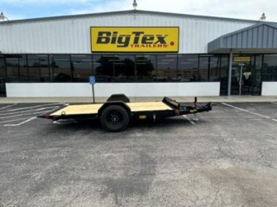 2024 Big Tex 70ST 7K SINGLE AXLE TILT  (81″x13) BLACK image 0
