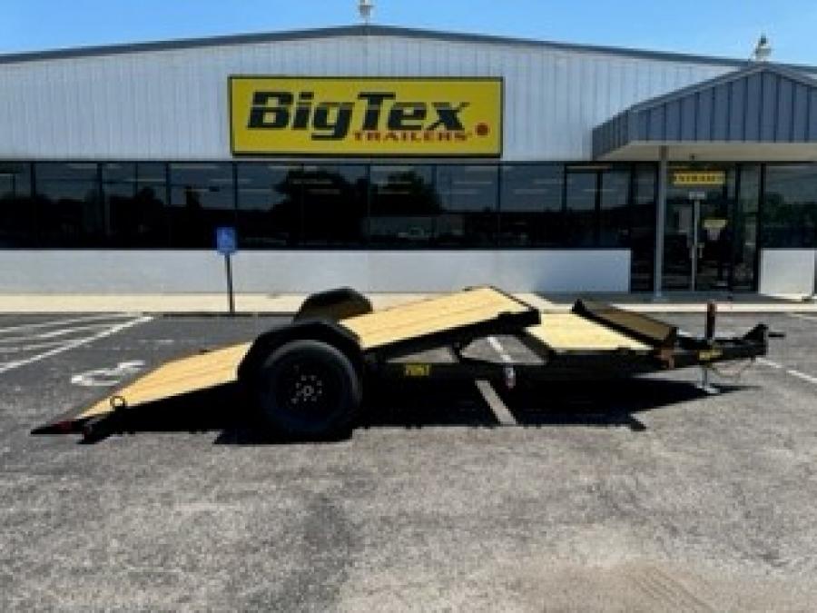2024 Big Tex 70ST 7K SINGLE AXLE TILT  (81″x16) BLACK image 3