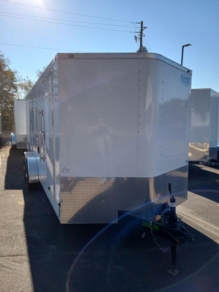 Forest River GANS 7 x 14 TA ENCLOSED TRAILER WHITE CC – BY FOREST RIVER image 0
