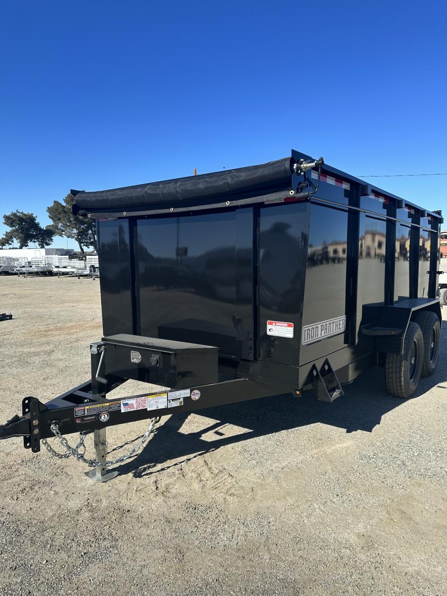 DT28 7X14X4 14K SCISSOR HOIST DUMP BY IRON PANTHER image 0
