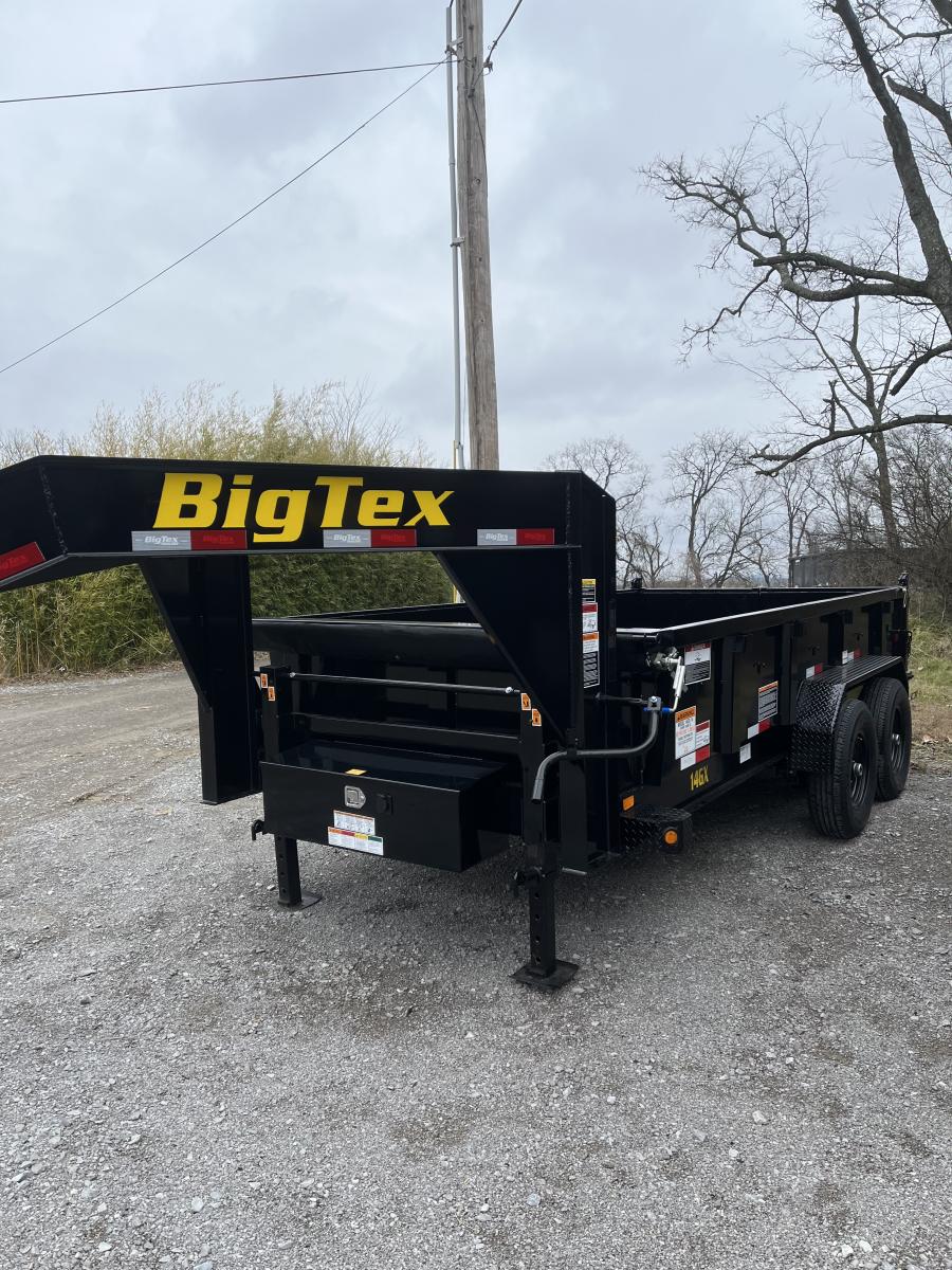 Big Tex 14GX 15.9K TAND GN DUMP 83″x14 6SIR, BLACK image 3