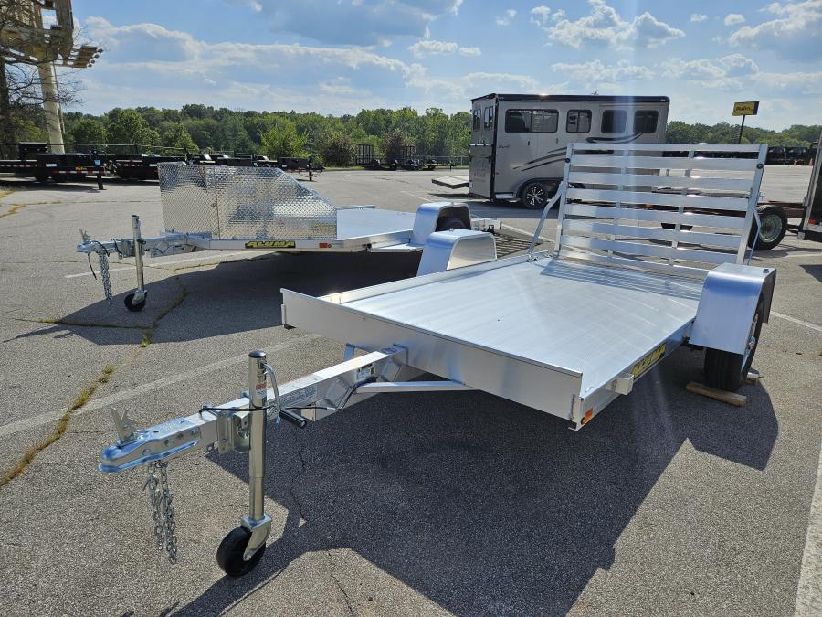 Aluma 6310 ALUMA 63″ x 126″ SA TRAILER WITH STRAIGHT TAILGATE image 0