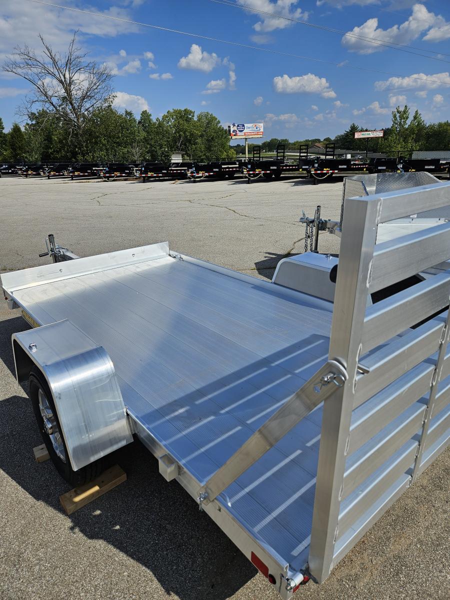 Aluma 6310 ALUMA 63″ x 126″ SA TRAILER WITH STRAIGHT TAILGATE image 1