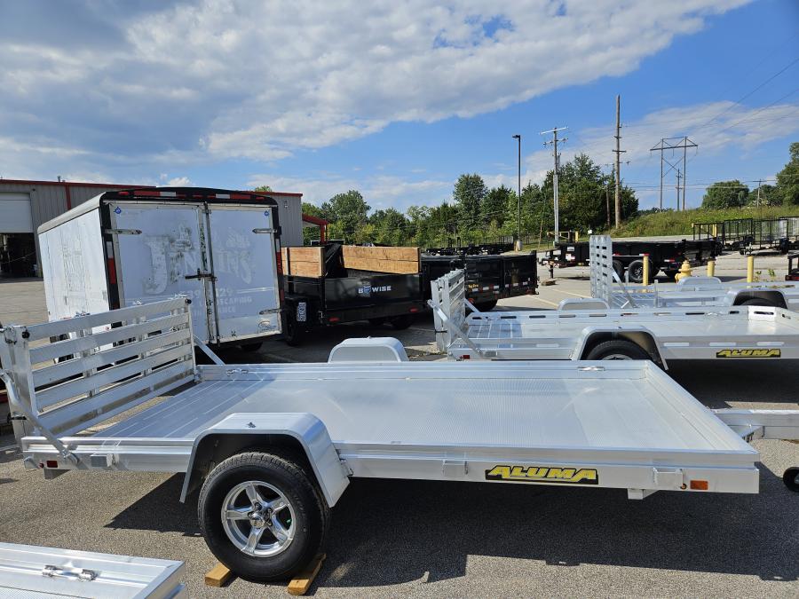 Aluma 6812 Aluma 68″ x 12 SA Utility Trailer, Aluminum Bi-Fold Gate image 0