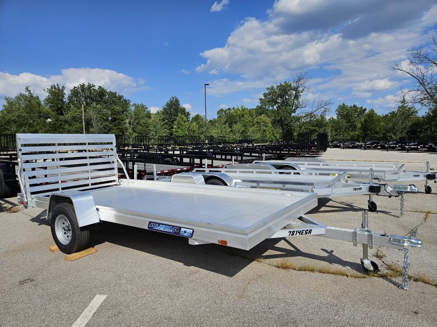 Aluma 7814 Aluma 78″ x 168″ Bed SA Edge Series Utility Trailer image 0