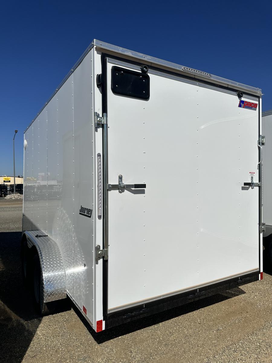 K841 Outback 7 x 14 TE Flat Top Trailer- by Look image 1