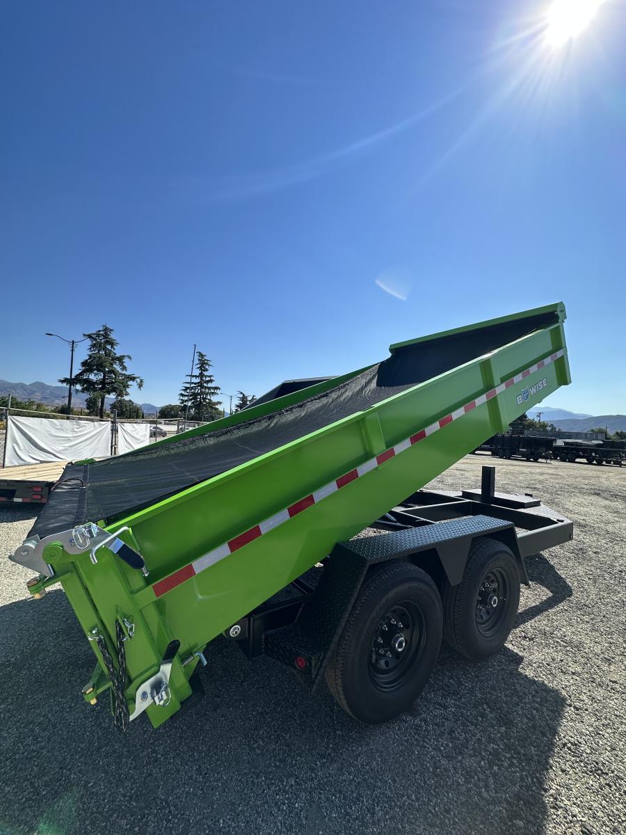 DLP1 BWISE 15K HVY COMM. DUMP 7X14 GREEN/HT BLK 2 SIDES – STND image 0