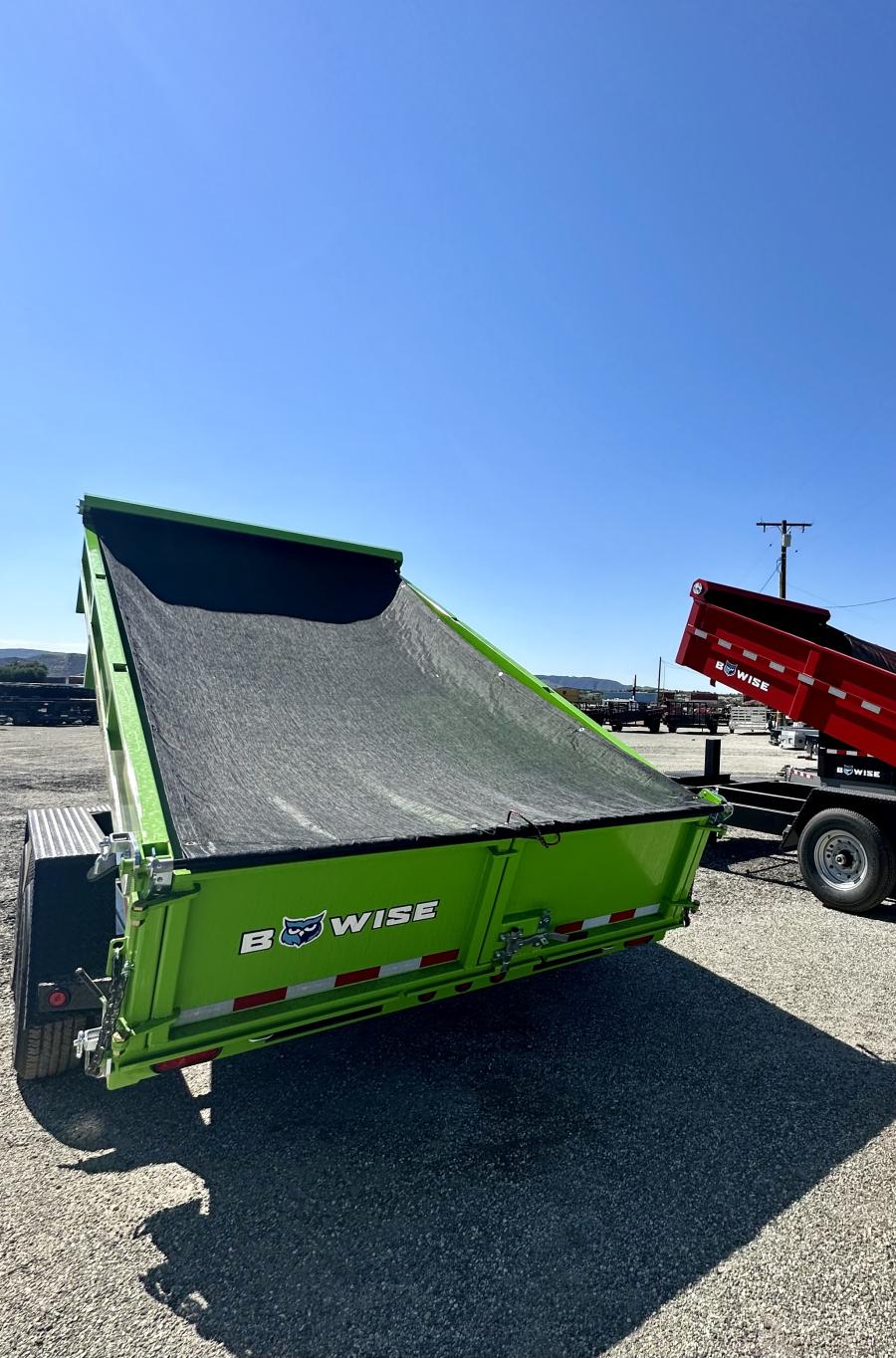 DLP1 BWISE 15K HVY COMM. DUMP 7X14 GREEN/HT BLK 2 SIDES – STND image 1