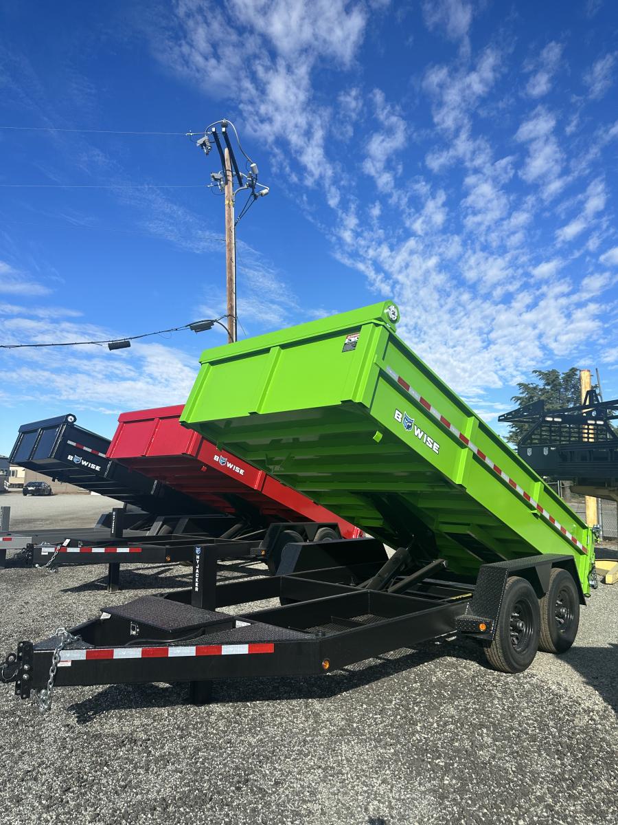DLP1 BWISE 15K HVY COMM. DUMP 7X14 GREEN/HT BLK 2 SIDES – STND image 2