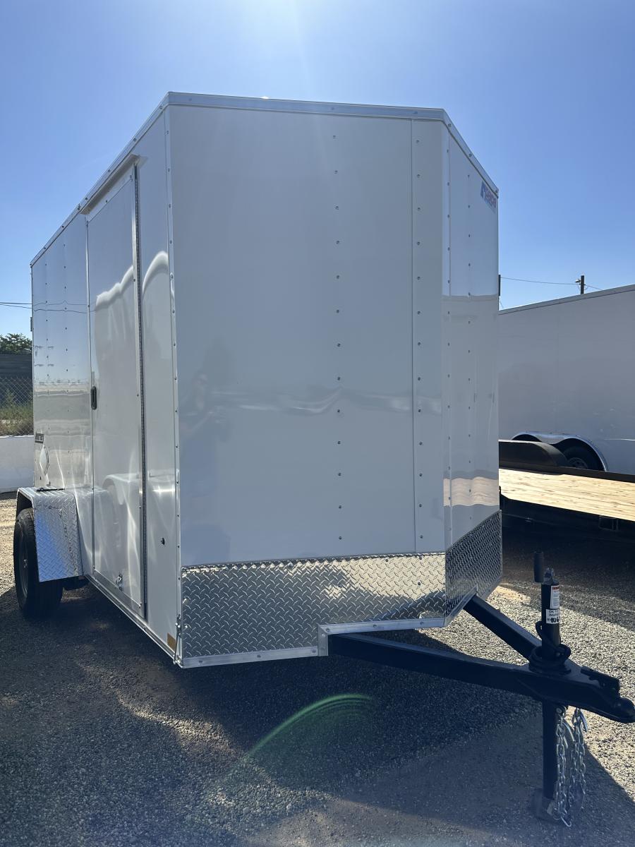 KP72 JOURNEY 6 x 10 FLAT TOP V NOSE ENCLOSED 7K image 0