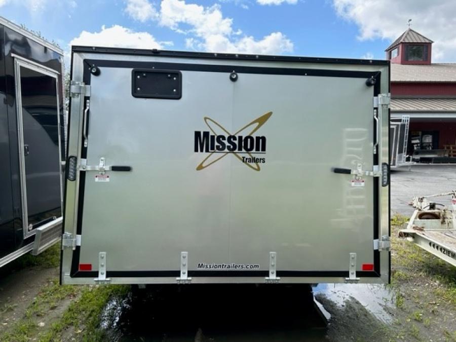 MFS1 101 X 12 FLAT SNOW SNOWMOBILE TRAILER BY MISSION image 2