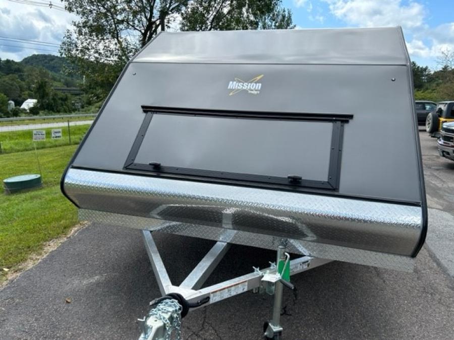 MFS1 101 X 12 FLAT SNOW SNOWMOBILE TRAILER BY MISSION image 0