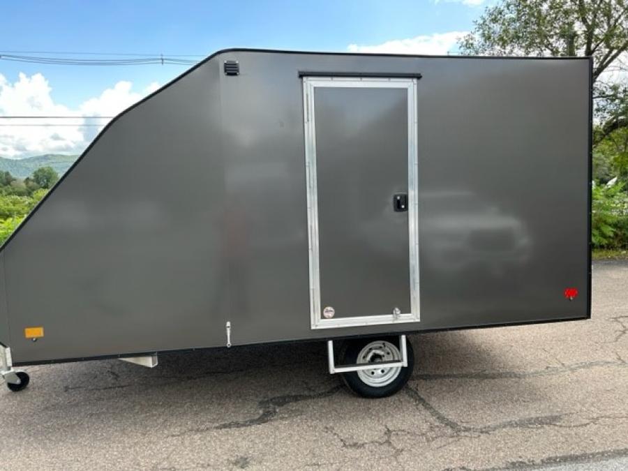 MFS1 101 X 12 FLAT SNOW SNOWMOBILE TRAILER BY MISSION image 1