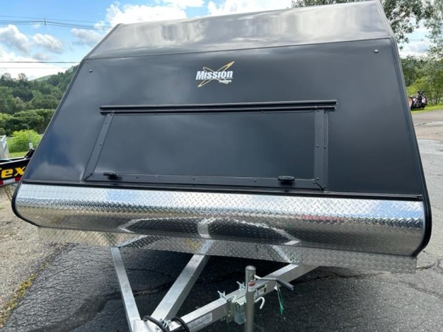 MFS1 101 X 12 FLAT SNOW SNOWMOBILE TRAILER BY MISSION image 0