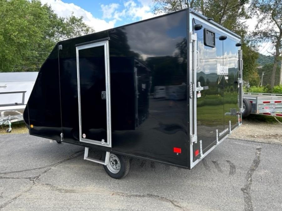 MFS1 101 X 12 FLAT SNOW SNOWMOBILE TRAILER BY MISSION image 1