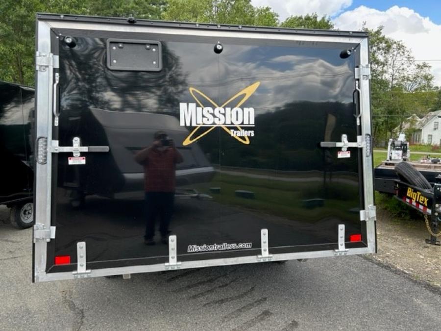 MFS1 101 X 12 FLAT SNOW SNOWMOBILE TRAILER BY MISSION image 2
