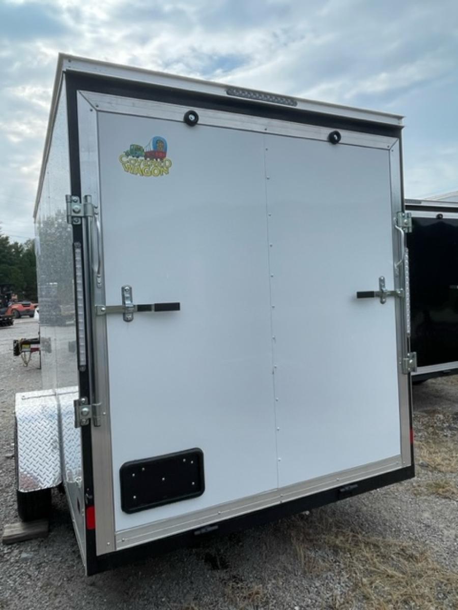 CWG6 COVERED WAGON 6X12 SA WHITE RD COVERED WAGON image 1