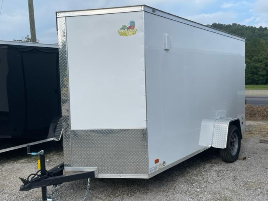 CWG6 COVERED WAGON 6X12 SA WHITE RD COVERED WAGON image 0