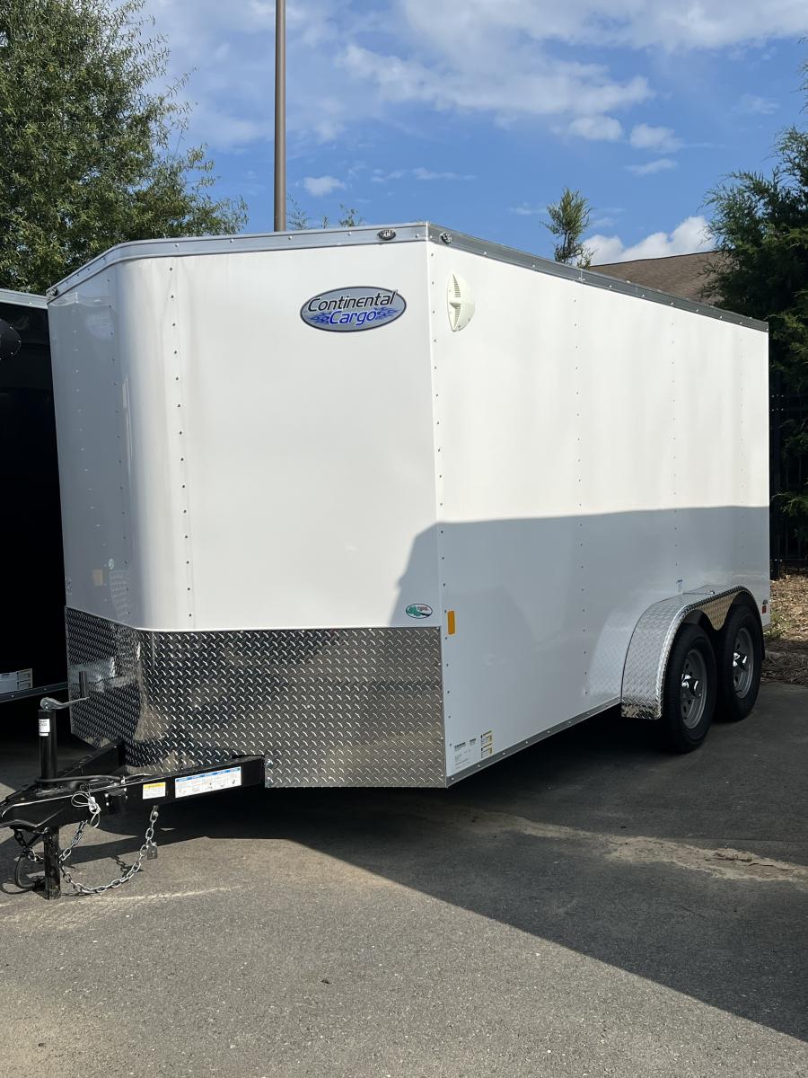 Forest River GANS 7 x 14 TA ENCLOSED TRAILER WHITE CC – BY FOREST RIVER image 0