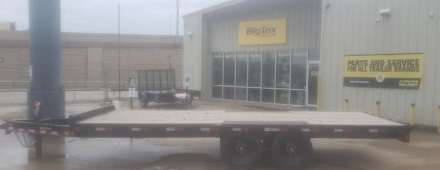 2024 Big Tex Heavy Duty Deck Over Tandem Axle Equipment Trailer 102” x20’, 8’ Slide In Ramps image 1