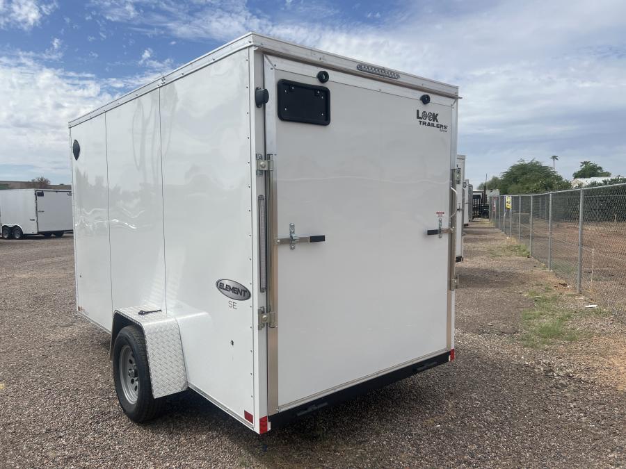 K721 Element Flat Top 6 x 12 SA Enclosed Trailer image 1