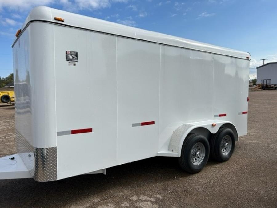 STEEL COMMERCIAL GRADE  W-W TRAILER 16′ STEEL CARGO 16’X6’8″X66″ 5.2K 2B RD image 0
