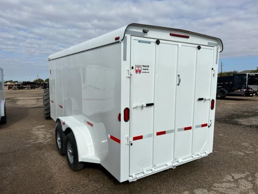 STEEL COMMERCIAL GRADE  W-W TRAILER 16′ STEEL CARGO 16’X6’8″X66″ 5.2K 2B RD image 1