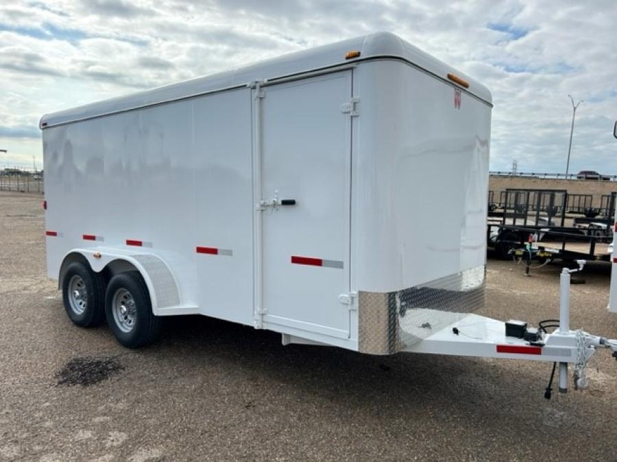 STEEL COMMERCIAL GRADE  W-W TRAILER 16′ STEEL CARGO 16’X6’8″X66″ 5.2K 2B RD image 3