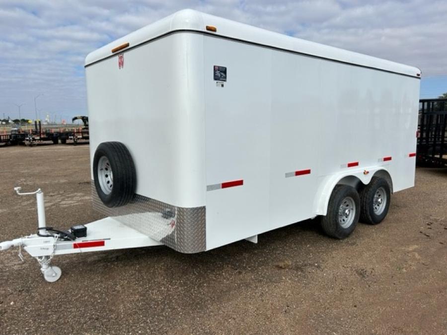 W-W TRAILER COMMERCIAL GRADE STEEL16′ CARGO 16′ X 7’10” WIDEX 66″ TALL 5.2K 2B DD image 0
